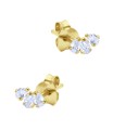 Beautiful CZ Crystal Silver Stud Earring STS-6229